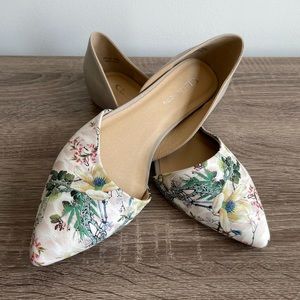 chinese laundry floral d’orsay flats new